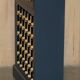 Vintage wine rack furniture for 36 bottles with drawer.