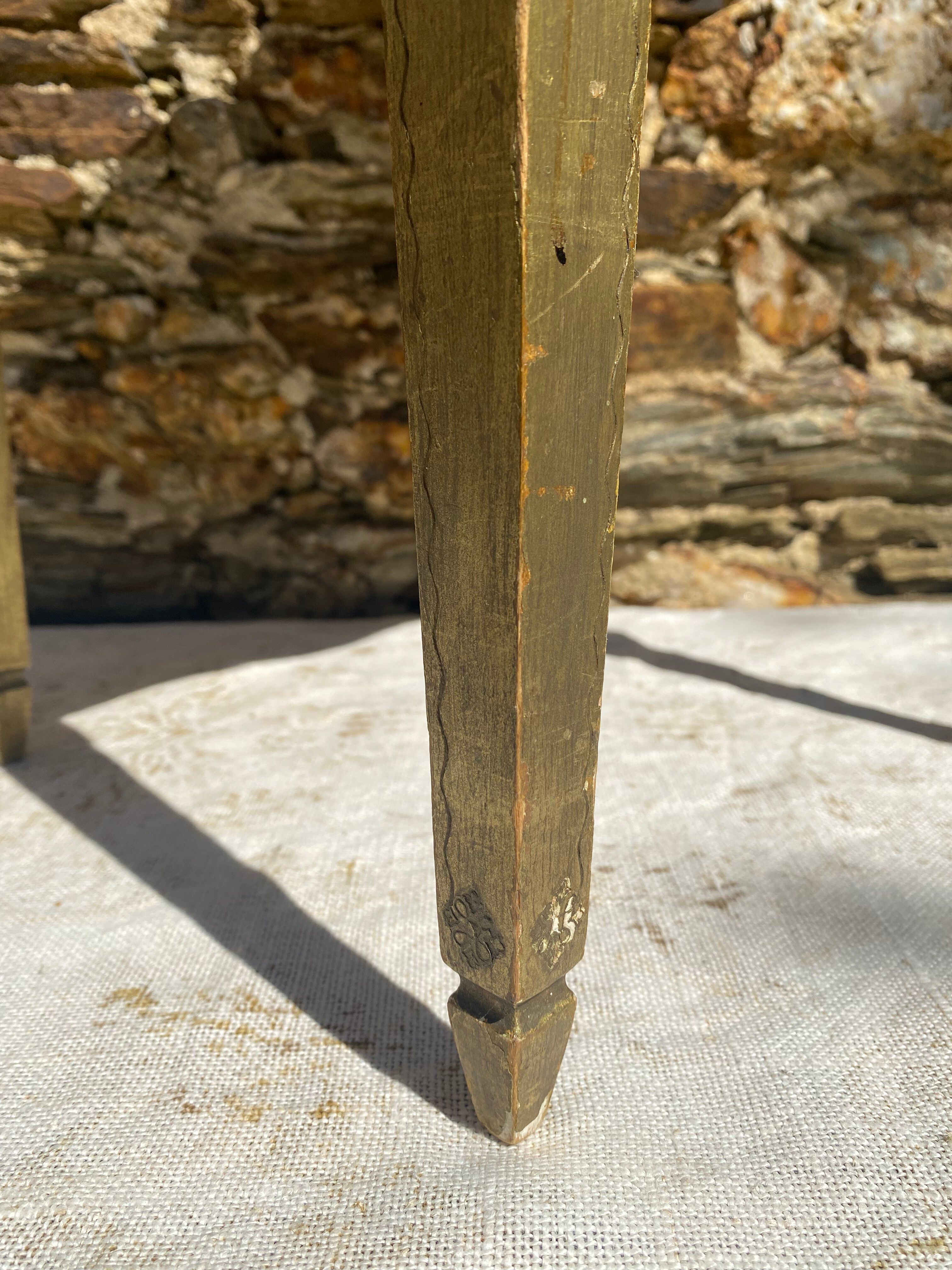 Bedside table, Florentine style side table.