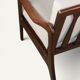Scandinavian lounge chair in solid teak, 1960s