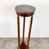 Athenian mahogany and marble side table, Empire style, early 20th century