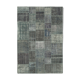 Tapis oriental vintage 205 cm x 303 cm gris patchwork tapis