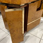 Jean Claude Mahey Roche Bobois vintage 1970s bar cabinet sideboard