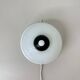 Vintage brown and white wall lamp sconce , 1970s