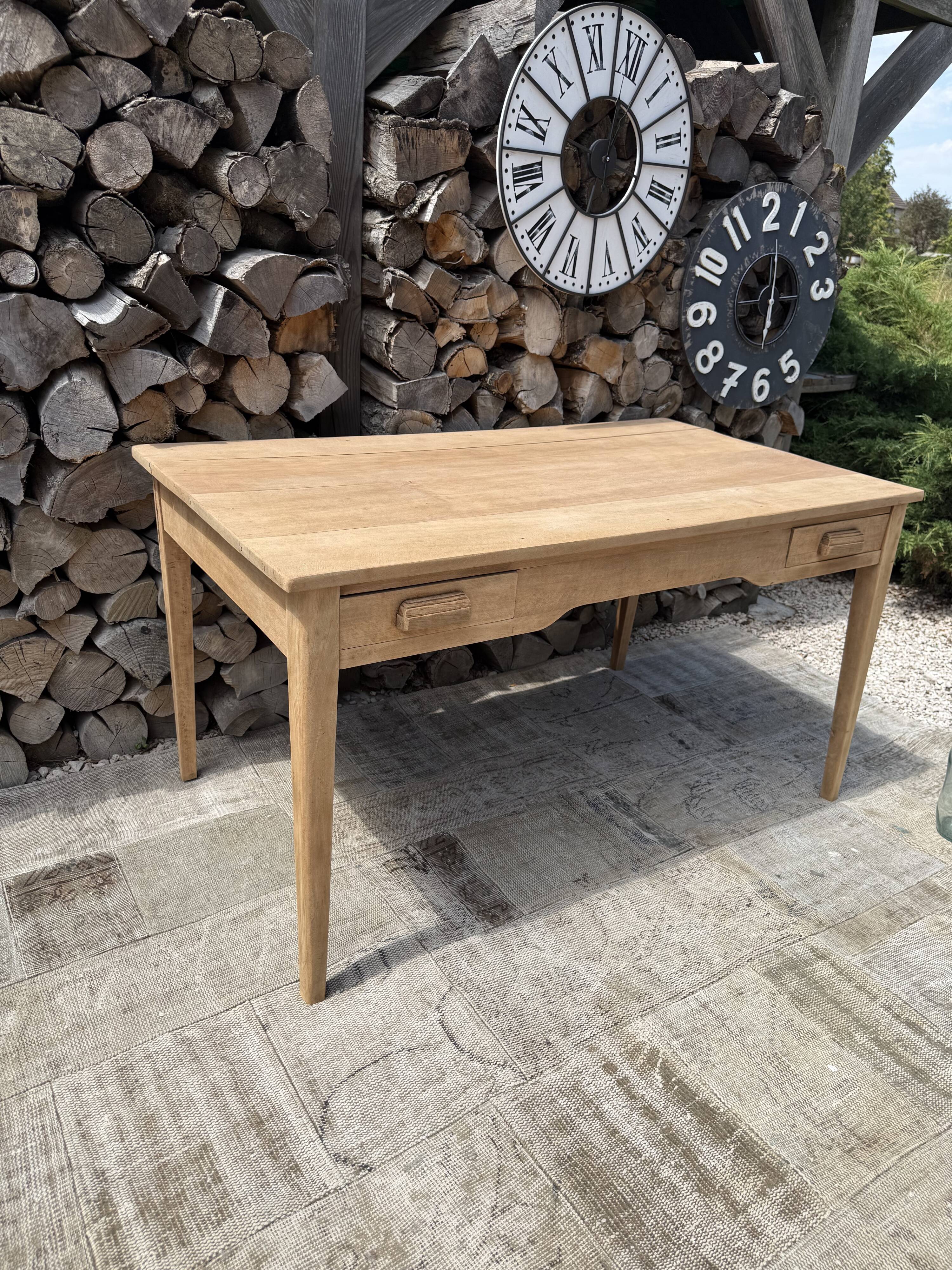 Antique solid desk