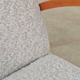 Pair of restored armchairs in large bouclette by Frantisek Jirak for Tatra 1960