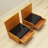 Set of hanging bedside cabinets, Danish design, 1960s, designer: Hans J. Wegner, manufacturer: Getam