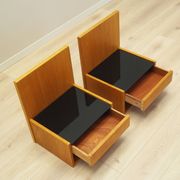 Set of hanging bedside cabinets, Danish design, 1960s, designer: Hans J. Wegner, manufacturer: Getam