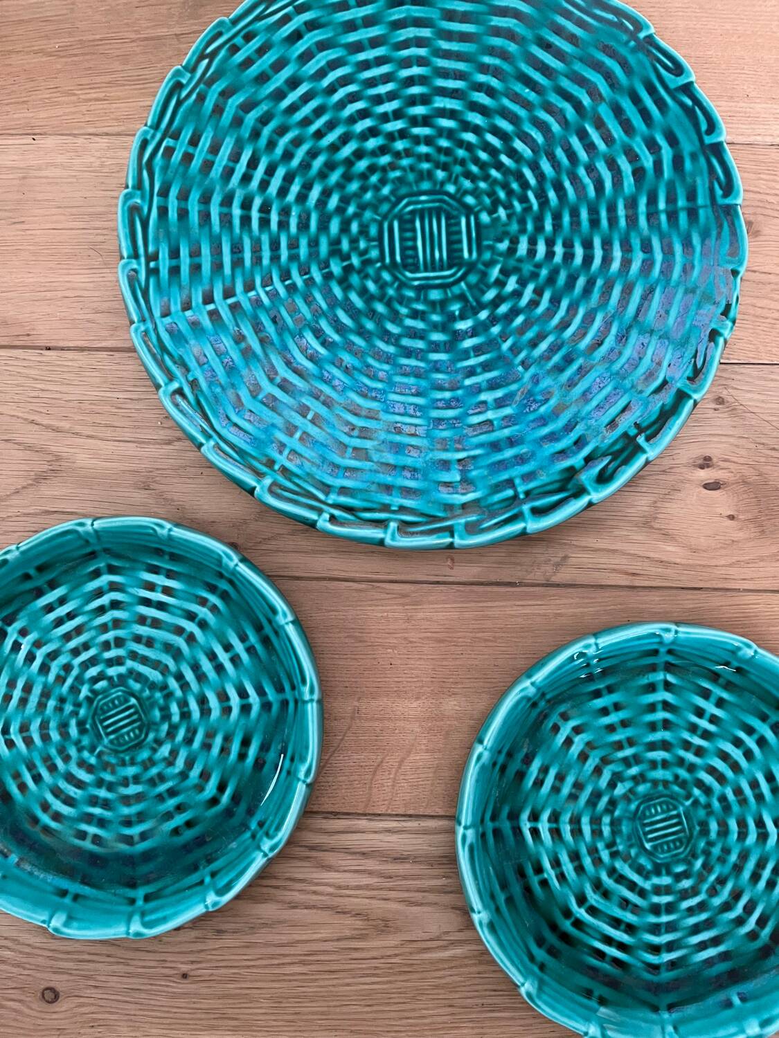 Ceramic coasters and plates