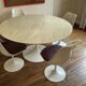 Saarinen table Knoll vintage 137 cm white marble