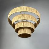 Moroccan handmade lampshade in rattan, wicker lampshade, straw lampshade