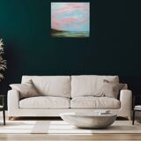 Marine landscape painting, original signed and delivered with its certificate.