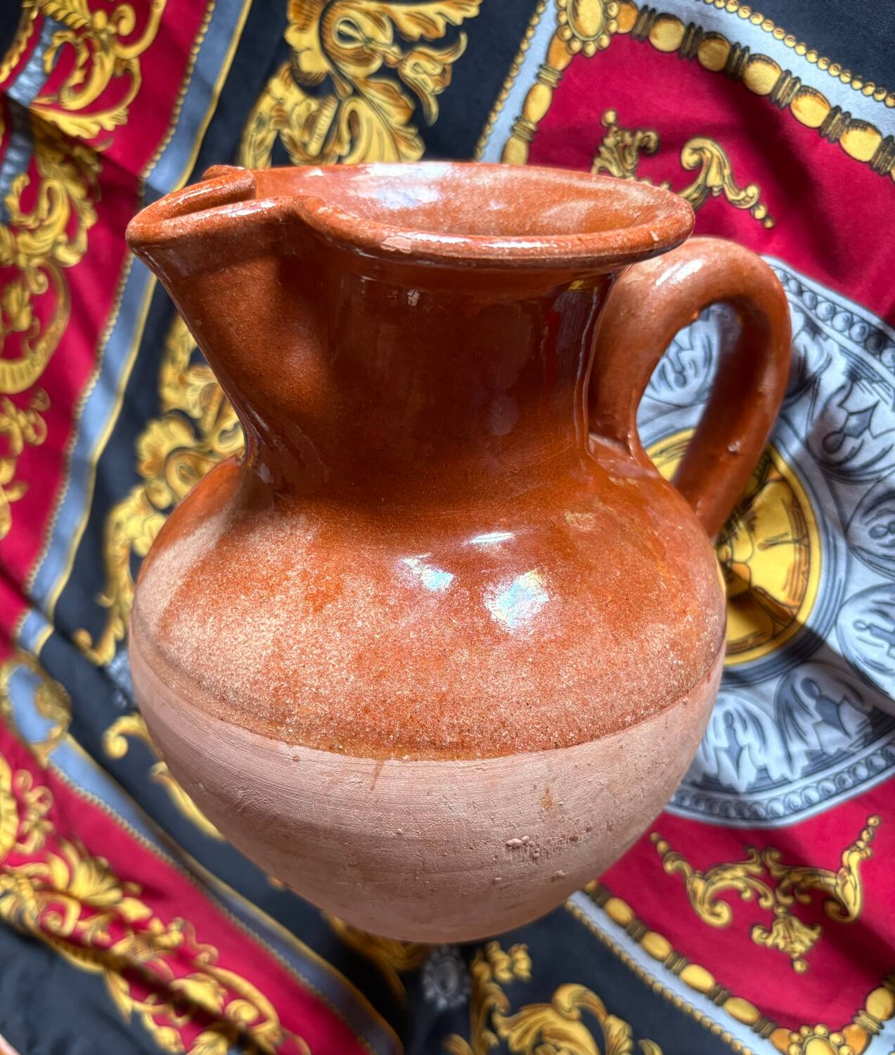 Terracotta jug