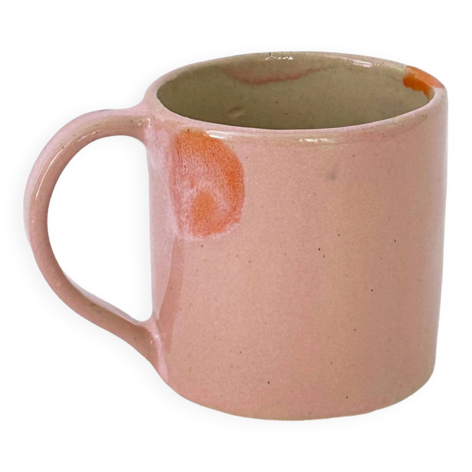 pink coffee cup