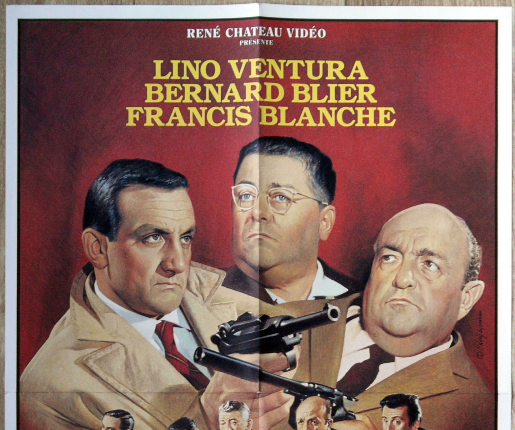 Original movie poster "The Tontons Flingueurs" Blier, Ventura, Blanche