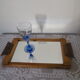 Plateau miroir et bois