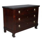 Commode Retour d'Egypte En Acajou Début XIX