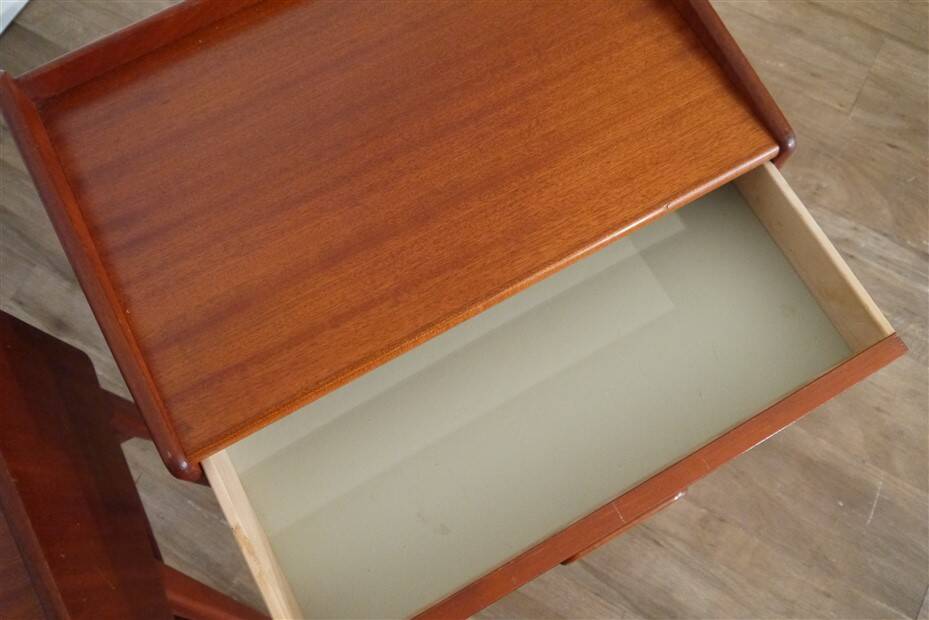 Pair of vintage Scandinavian bedside tables 1960