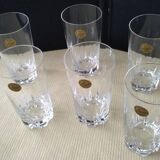 Set of 6 Cristal d'Arques Cheverny water or orangeade glasses