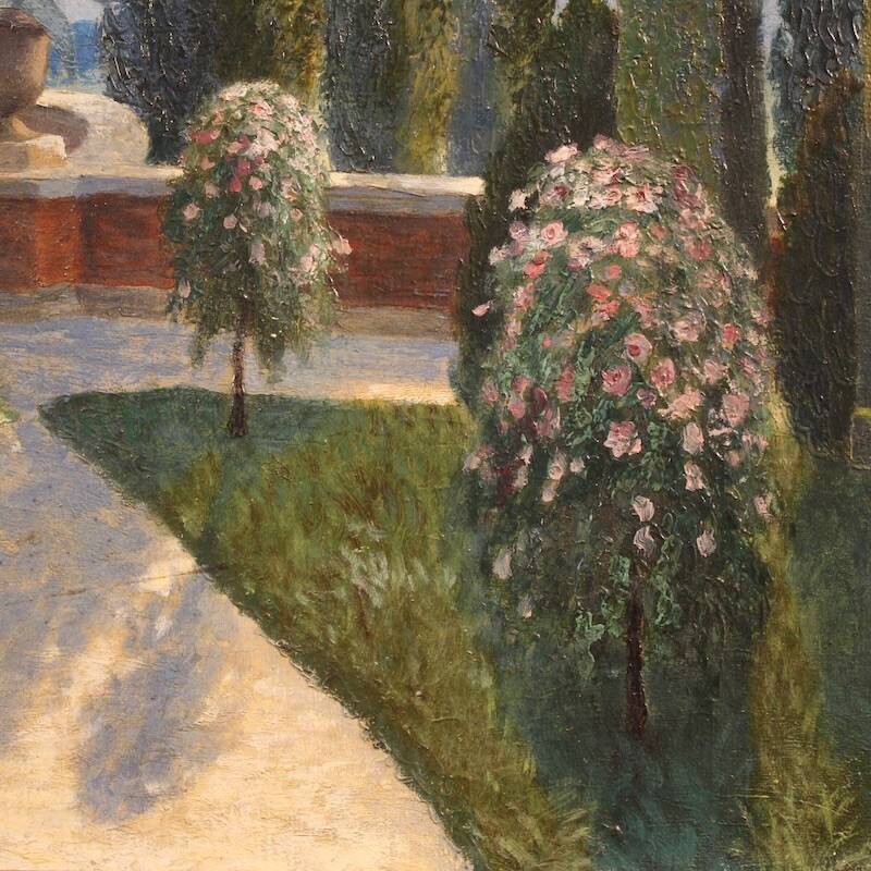 Italian landscape painting from the first half of the 20th century