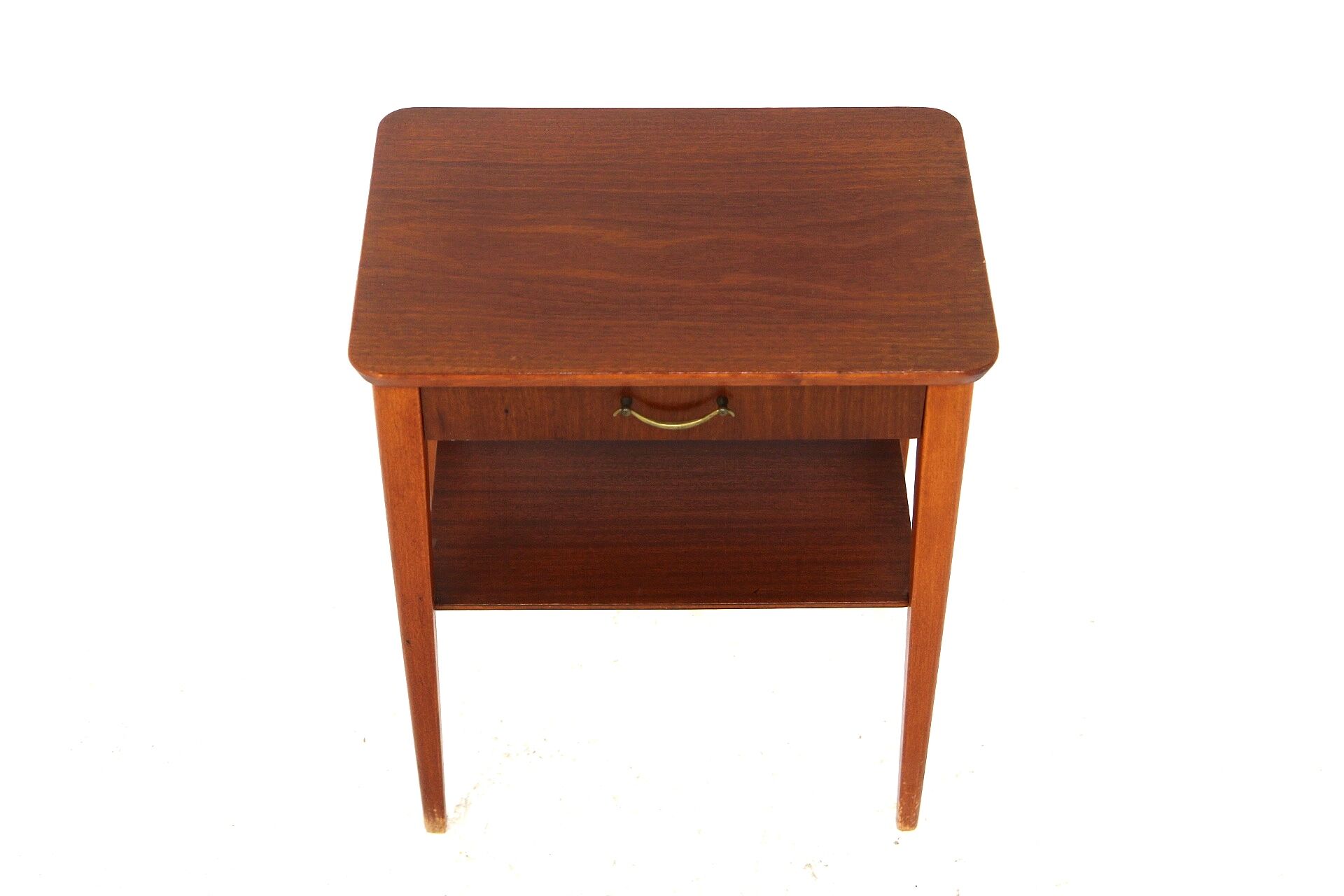 Mahogany bedside table, Sweden, 1950