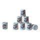 Set of 8 vintage porcelain candle holders