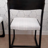 Suite of 4 Baumann "Sleigh" chairs - 1950