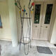 Coat rack attributed to Roger Ferraud (1890-1964) model "treble clef"