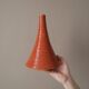 Soliflore vase in vintage enameled ceramic handmade object handmade pottery Scandinavian design
