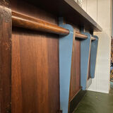 1950s oak and Formica bar