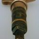Old fountain tap for garden in brass, 4 parts