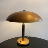 Art Deco Bauhaus Desk Lamp by Kaiser Idell in Brass 1930s