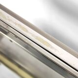 Table low sliding glass of the 1970s