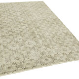 Handmade Decorative Oriental Beige Carpet 160 cm x 225 cm - 38916