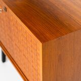 Rare Poul Cadovius standing wall-unit with bar (Denmark, 1960s).