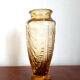 Yellow art deco vase