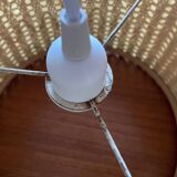 Vintage sisal / jonc de mer pendant light circa 1970's
