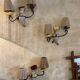 Vintage ceramic wall lights