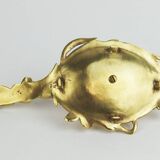 Art Nouveau candle holder in bronze by A Vogt