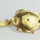 Art Nouveau candle holder in bronze by A Vogt