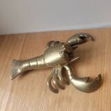 Homard cendrier/encrier en laiton