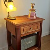 Low cabinet in blond cherry wood, Directoire style