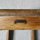 Wooden school stool, Marcel Roy Paris school furniture