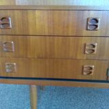 Vintage 1960 Scandinavian teak sidebar Cabinet