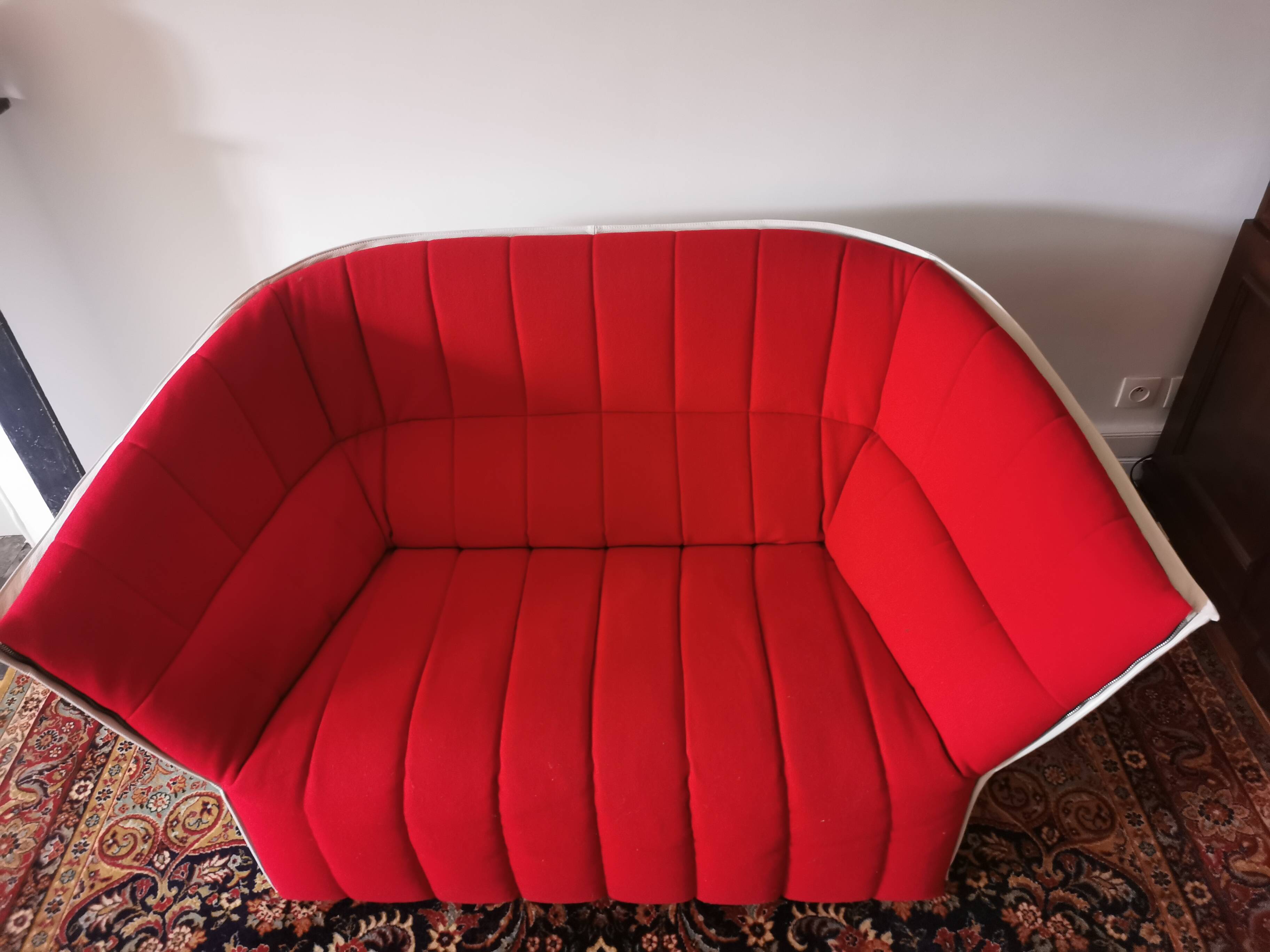 Two-seater sofa Moel Inga Sempé for Ligne Roset
