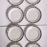 Set of 8 dessert plates