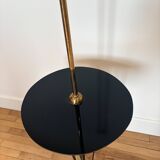 Art Deco lamp in brass and black glass 260496