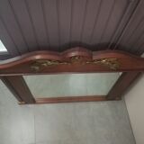 Empire mirror in mahogany and gilded bronze 120x97cm