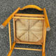 Paire de chaises en bois et paille – années 50-60
