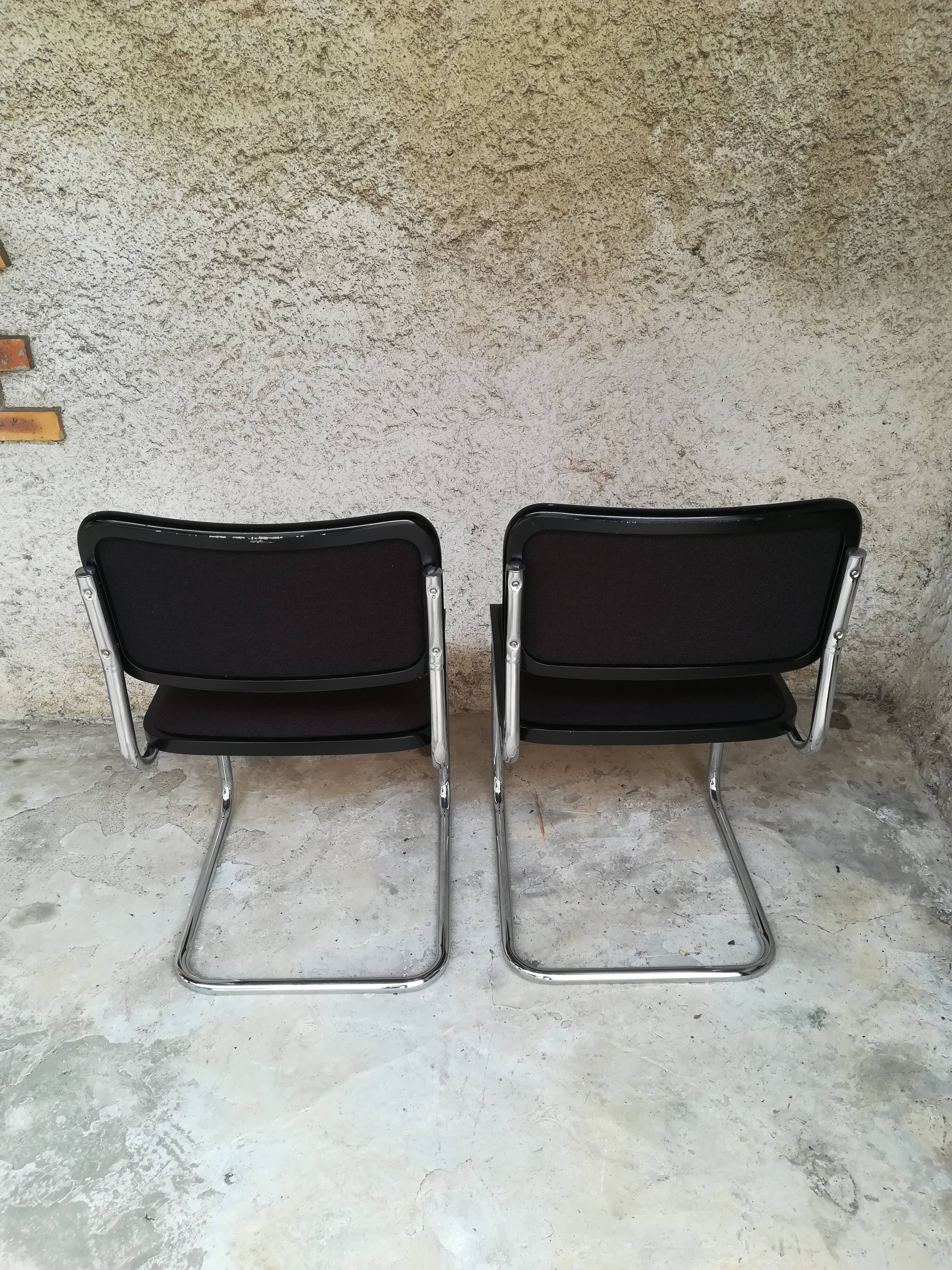 Cesca b32 chairs by Marcel Breuer