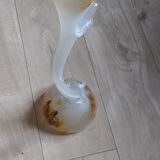 Vase patte de verre signé